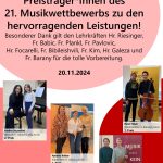 21. Musikwettbewerb